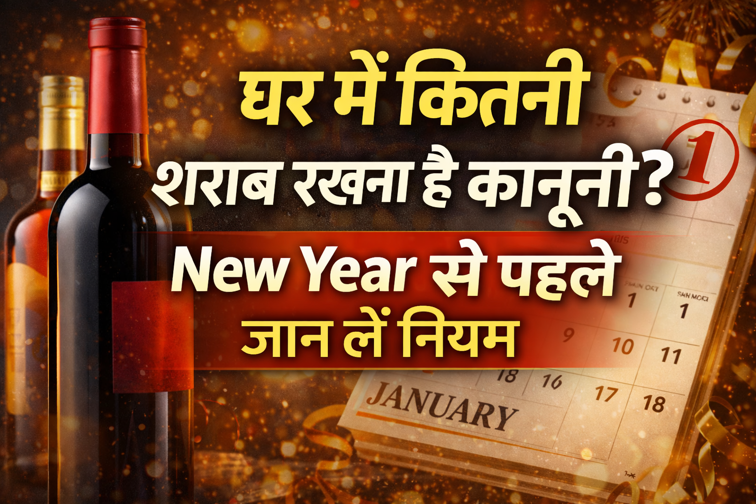 New Year Party से पहले जान लीजिए भारत में लागू नियम, न जानने पर पड़ सकती है भारी कीमत, घर में कितनी शराब रखना है कानूनी